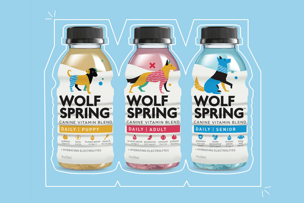 Wolf Spring launches with vitamin-infused dog water supplement