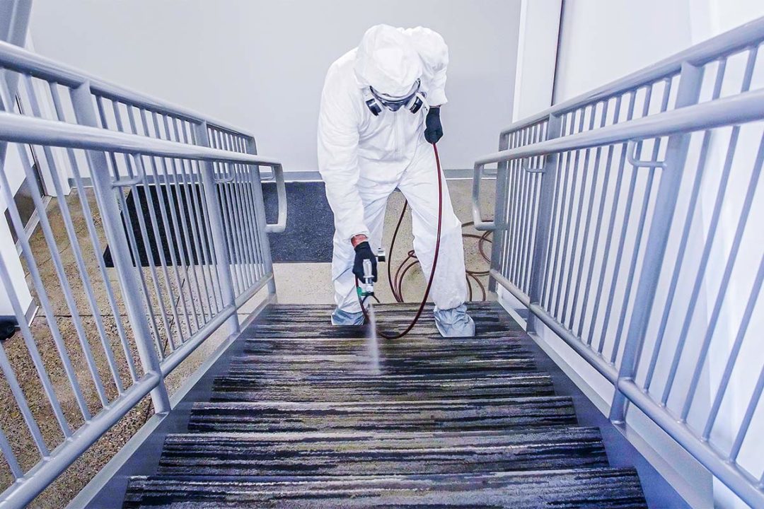 Disinfecting common areas in a facility may become the "new normal" for food processors