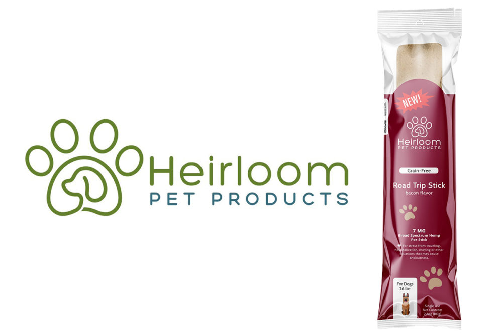 Hemp-infused, on-the-go stress relief for dogs by Heirloom Pets