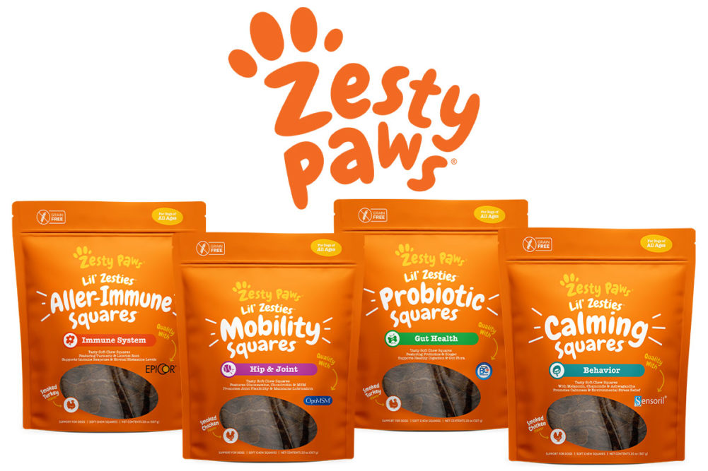 Zesty Paws introduces four new functional dog supplement formulas