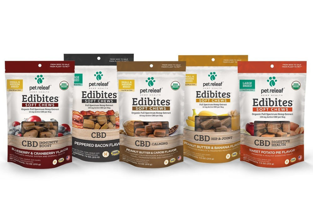 Pet Releaf adds USDA Organic certification seal and additional soft chew formats to Edibites line