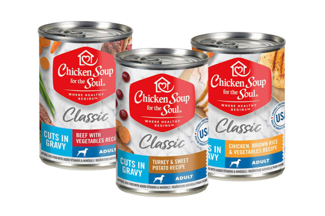 Chicken Soup for the Soul adds Cuts in Gravy to wet dog food line