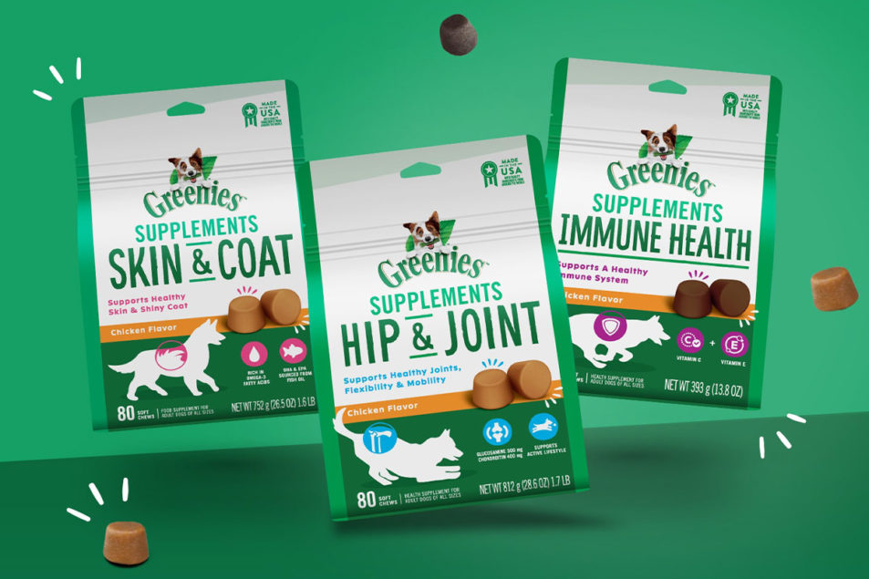 GREENIES introduces first dog supplement products