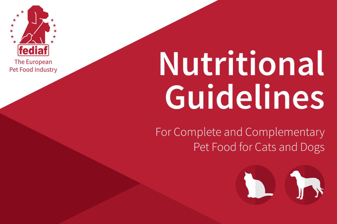 FEDIAF publishes updated Nutritional Guidelines for European manufacturers