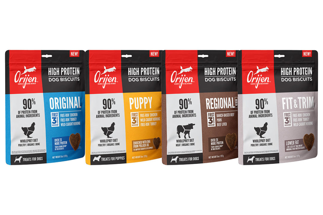 Champion Petfoods launches ORIJEN High-Protein Biscuits for dogs