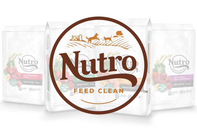 Nutro rebranding dog food packaging