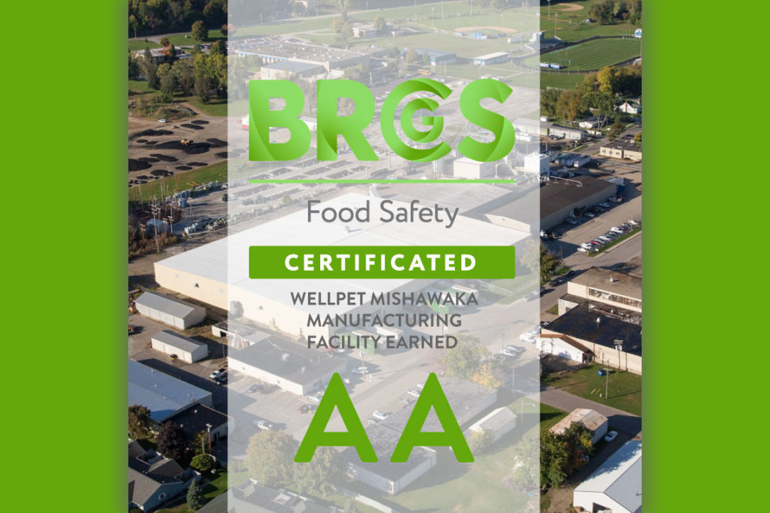 WellPet's Indiana pet food production facility accredited through Global Standard for Food Safety program