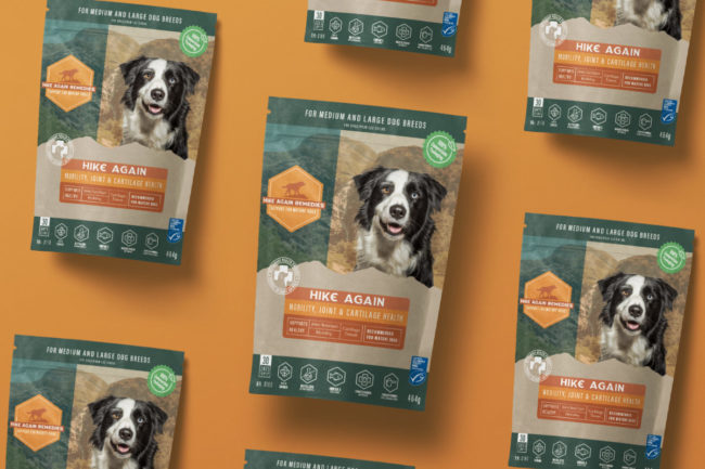 Hike Again Remedies launches with senior dog supplements