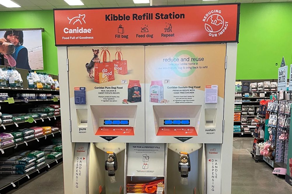 Canidae piloting kibble refill stations in California Petco stores