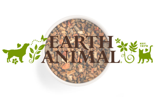 Earth Animal dog food packaging offers environmental benefits