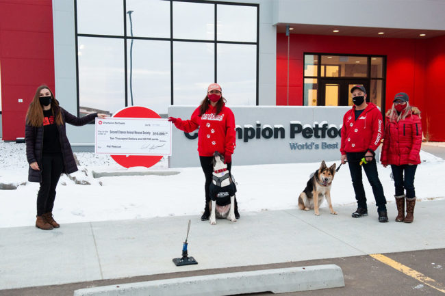 Champion Petfoods donates pet food to North American shelters ahead of the holidays