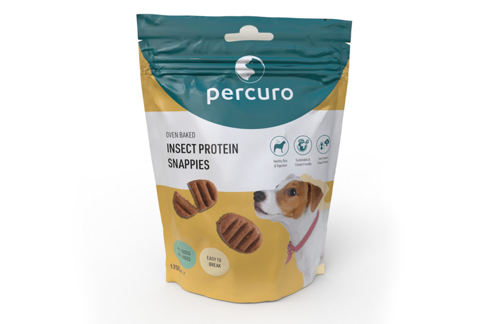 Percuro Snappies insect-based dog treats