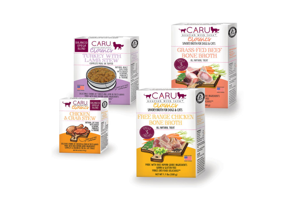 Caru stew and bone broth packages