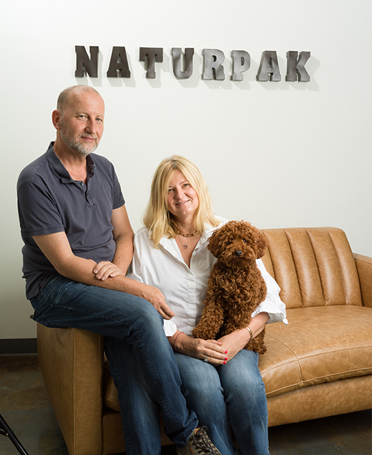 From left: Pawel and Iwona Marciniak, co-owners of NaturPak Pet. (Photo by Gabmaster Photography)