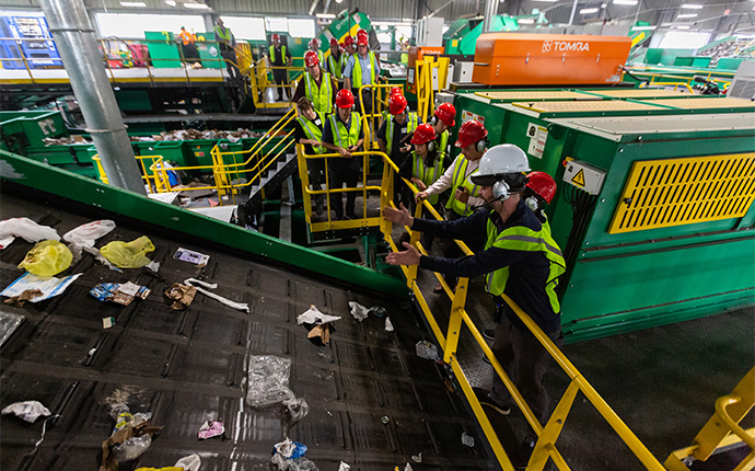 A partnership between TotalRecycle and J.P. Mascaro and Sons’ material recovery facility (MRF) was designed to recapture flexible plastic packaging for reuse.