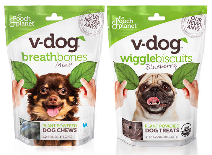 v-dog biscuits and dental treats