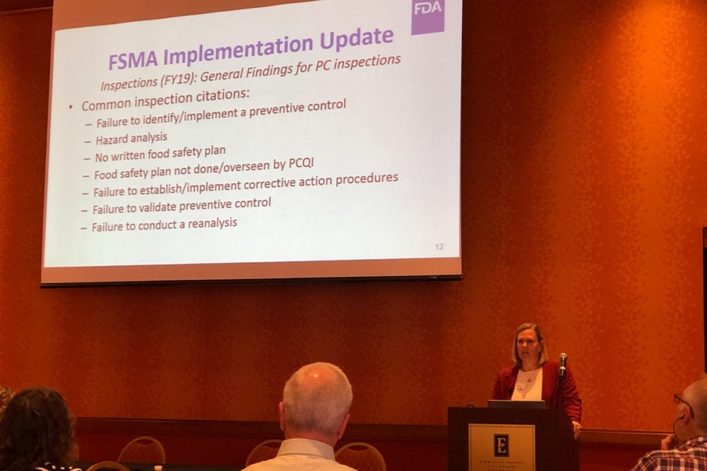 Jenny Murphy presents at Pet Food Alliance 2019 Summer Meeting on behalf of the FDA