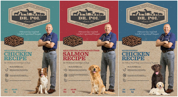 Dr. Pol's branded dog food line