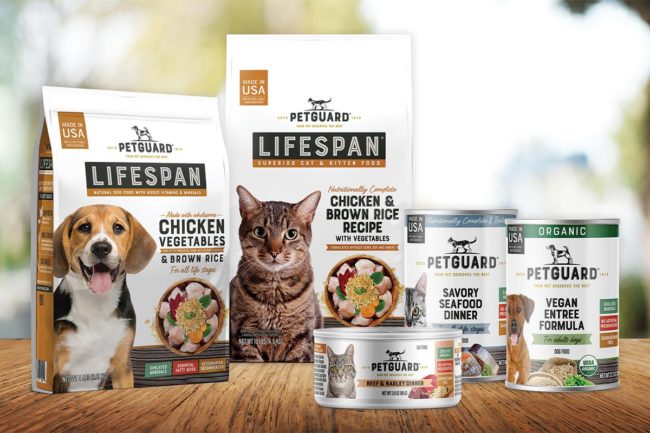 PetGuard new pet food package designs