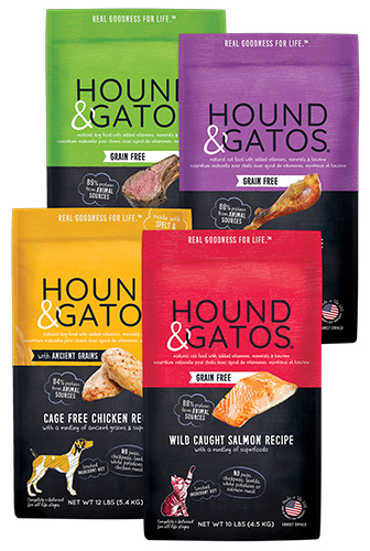 Hound & Gatos dry pet foods