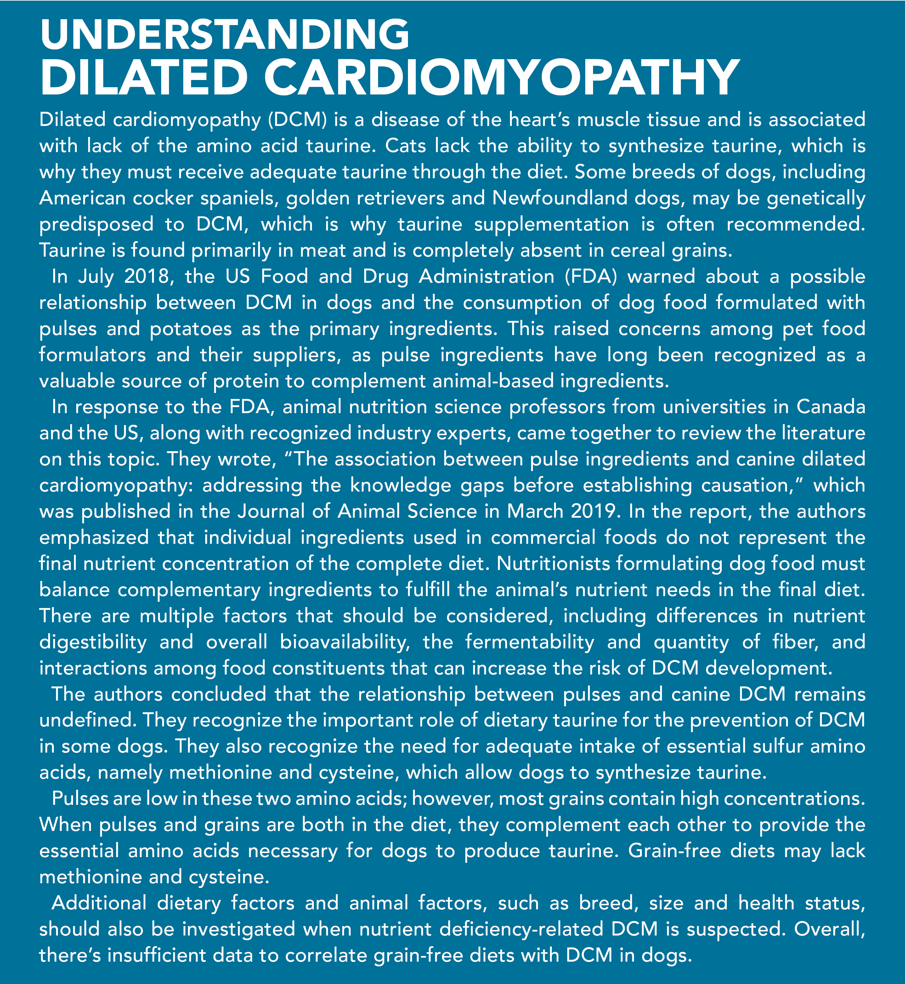 Sidebar: Understanding dilated cardiomyopathy (DCM) in dogs