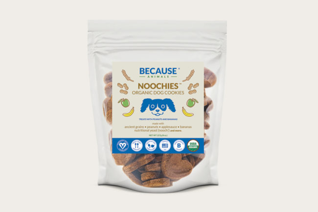 Meatless pet food and treat startup launches first organic, nutritional yeast dog cookie