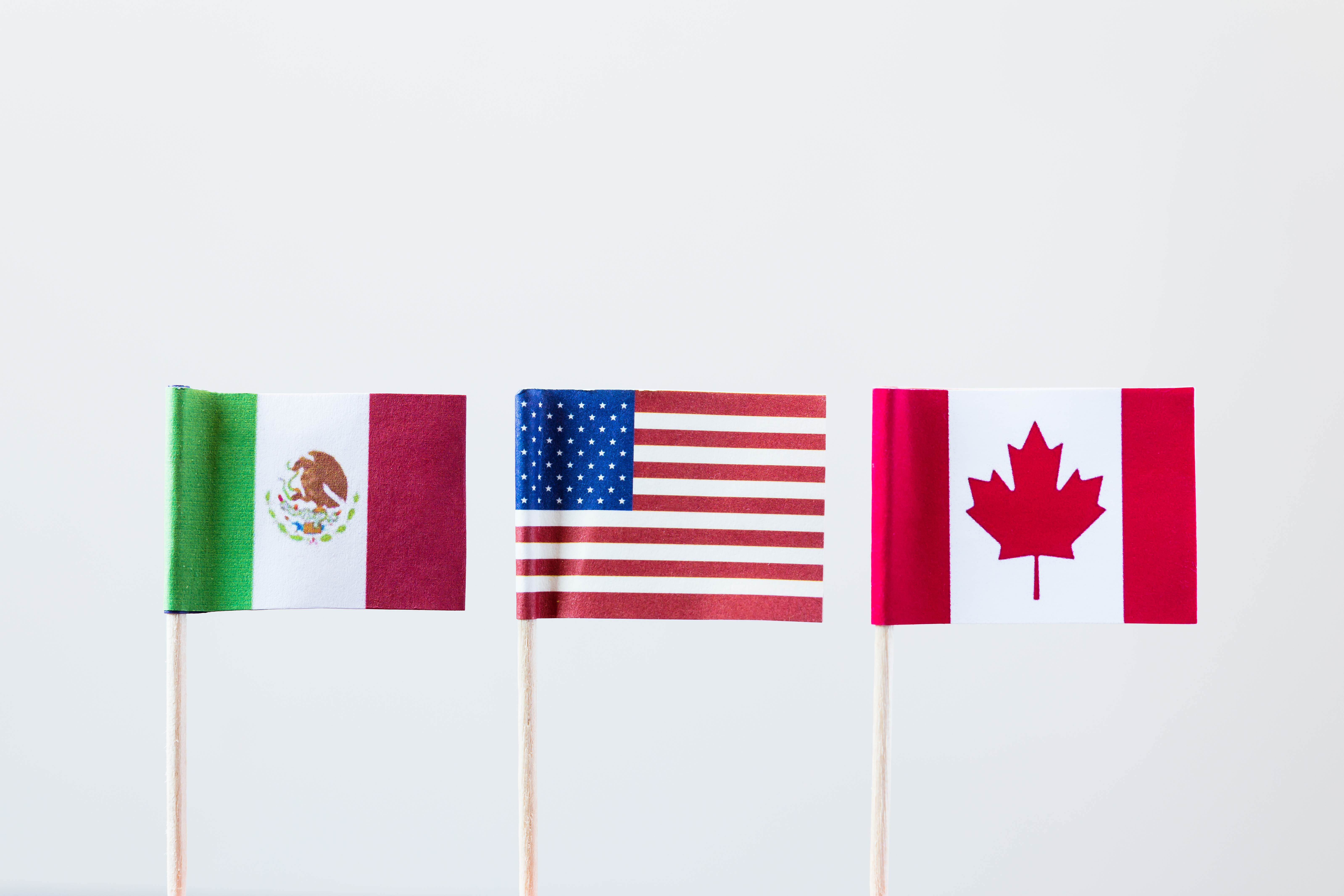 Mexico, United States, Canada flags (©STOCKR - STOCK.ADOBE.COM)