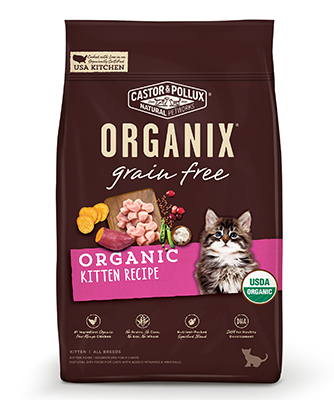 Castor & Pollux Organix, organic kitten food