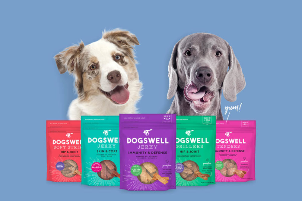Dogswell.com graphics, new packaging