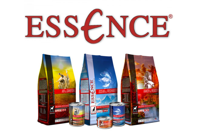 Essence dog and cat food products