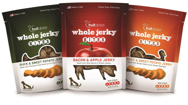 Trio of Fruitables jerky packages