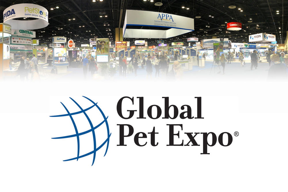 Global Pet Expo 2019 entrance and logo