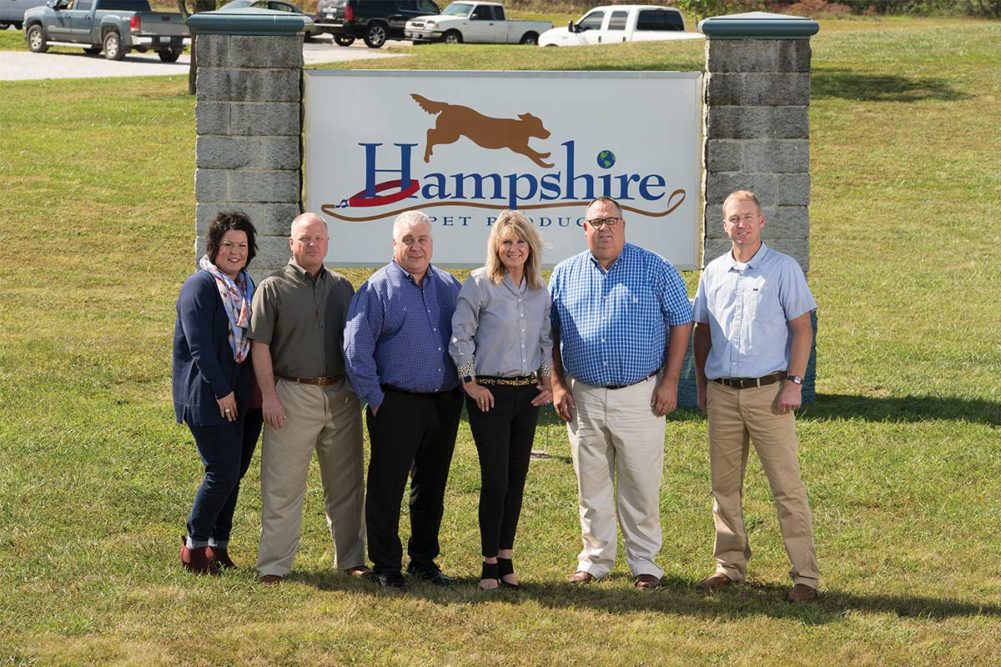 Hampshire Pet Products management team