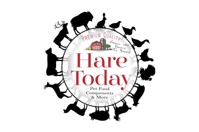Hare Today Gone Tomorrow logo, raw pet food producer