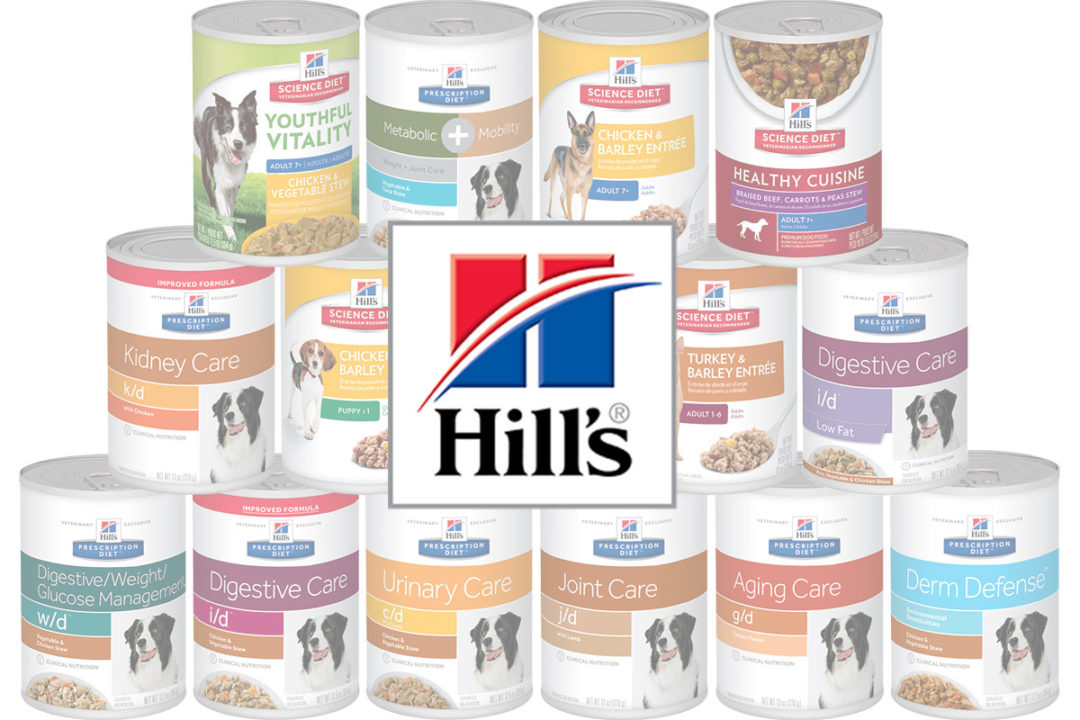 Canned dog food products manufactured by Hill's Pet Nutrition included in January 2019 recall