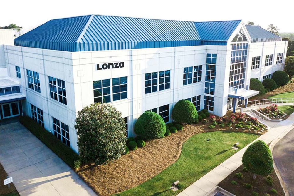 Lonza building in Greenwood, South Carolina