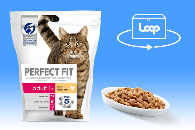 Mars Petcare Perfect Fit cat food and Loop logo