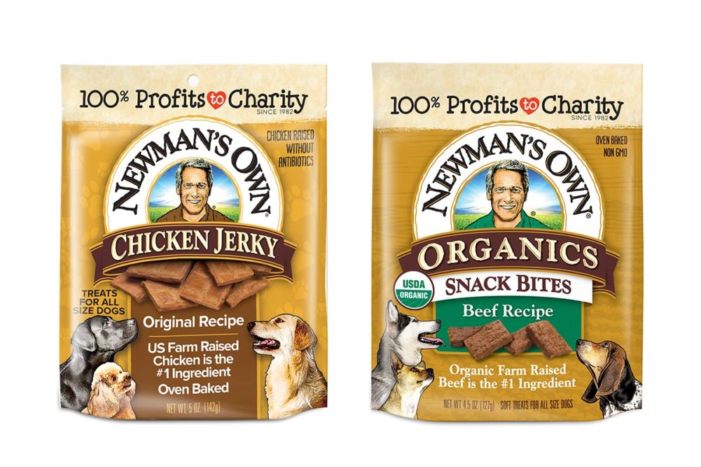 New dog treat products from Newman's Own, Inc.