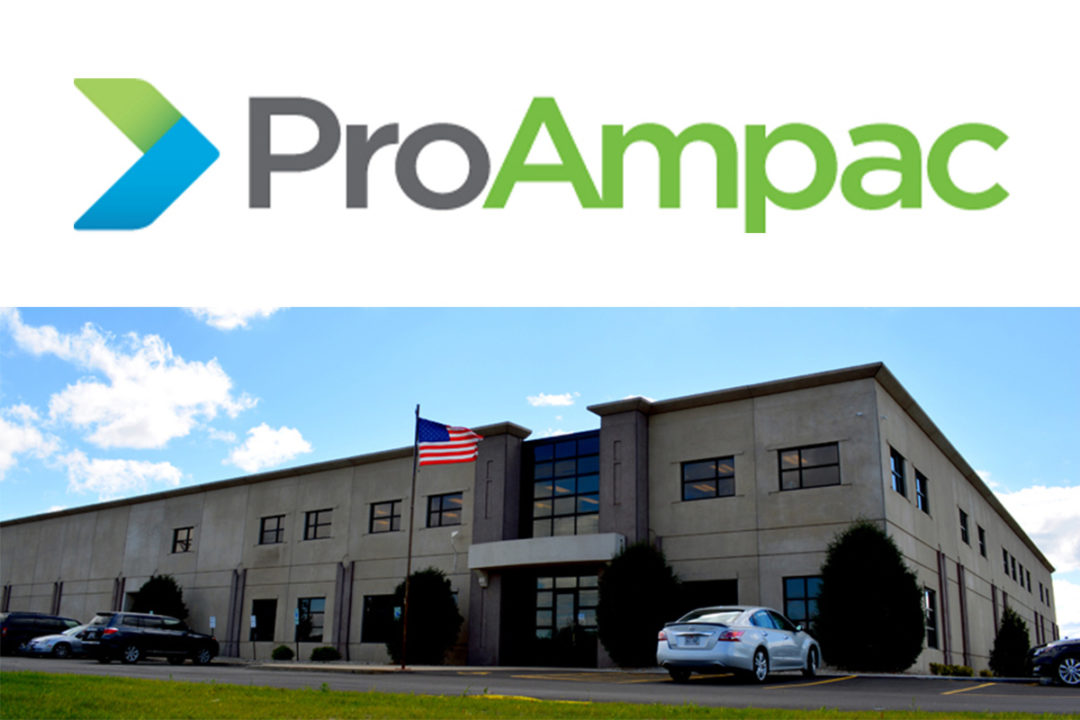 ProAmpac Hartford, Wisconsin flexible packaging facility and company logo