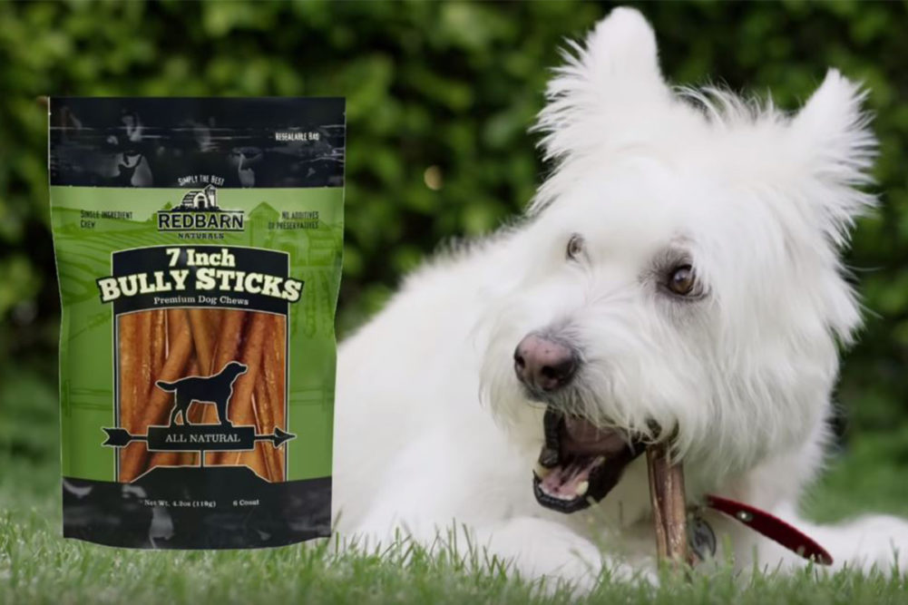 Bully stick dog chews from Redbarn Pet Products