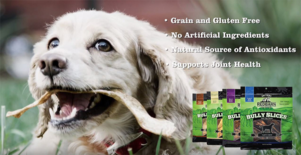 Benefits of Redbarn Pet Products' bully strips