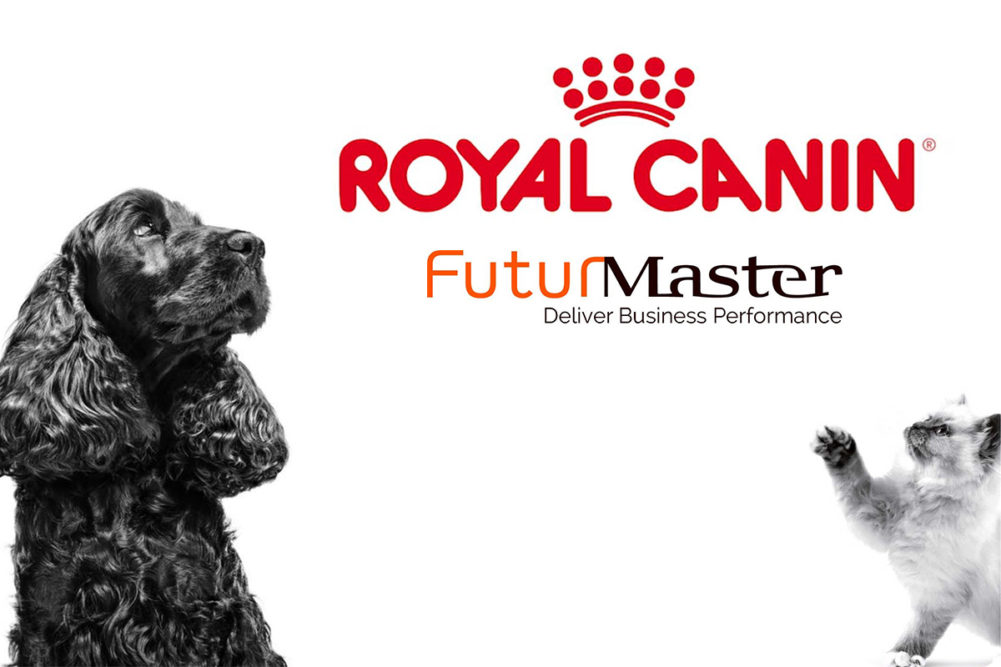 Royal Canin dog and cat graphics, Royal Canin logo, FuturMaster logo