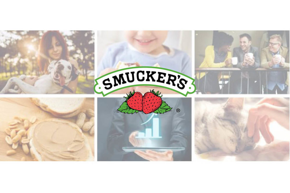 Smucker product categories and logo