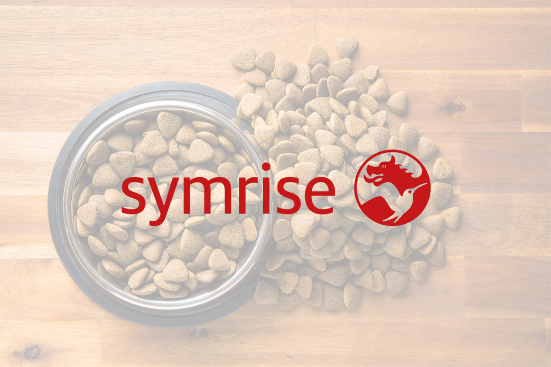 Symrise logo on pet food background (©STOCKR - STOCK.ADOBE.COM)