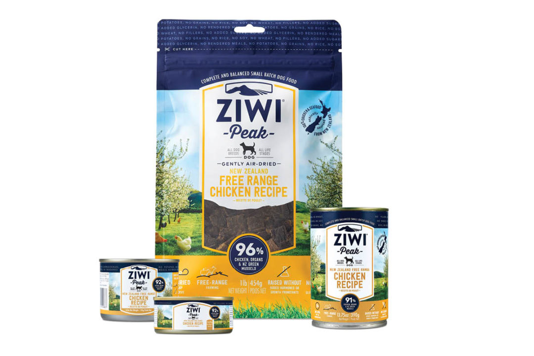 Ziwi Chicken dry and canned pet food