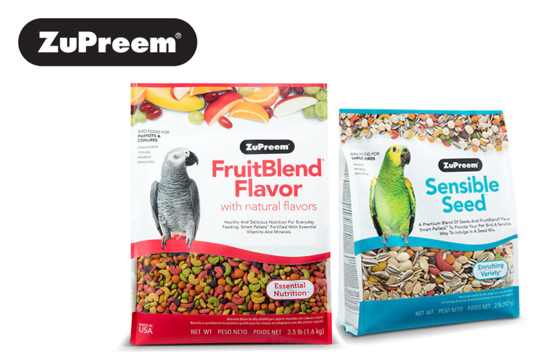 ZuPreem bird foods and logo
