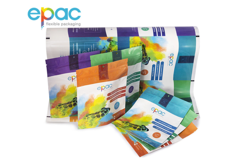 ePac Flexible Packaging logo and product