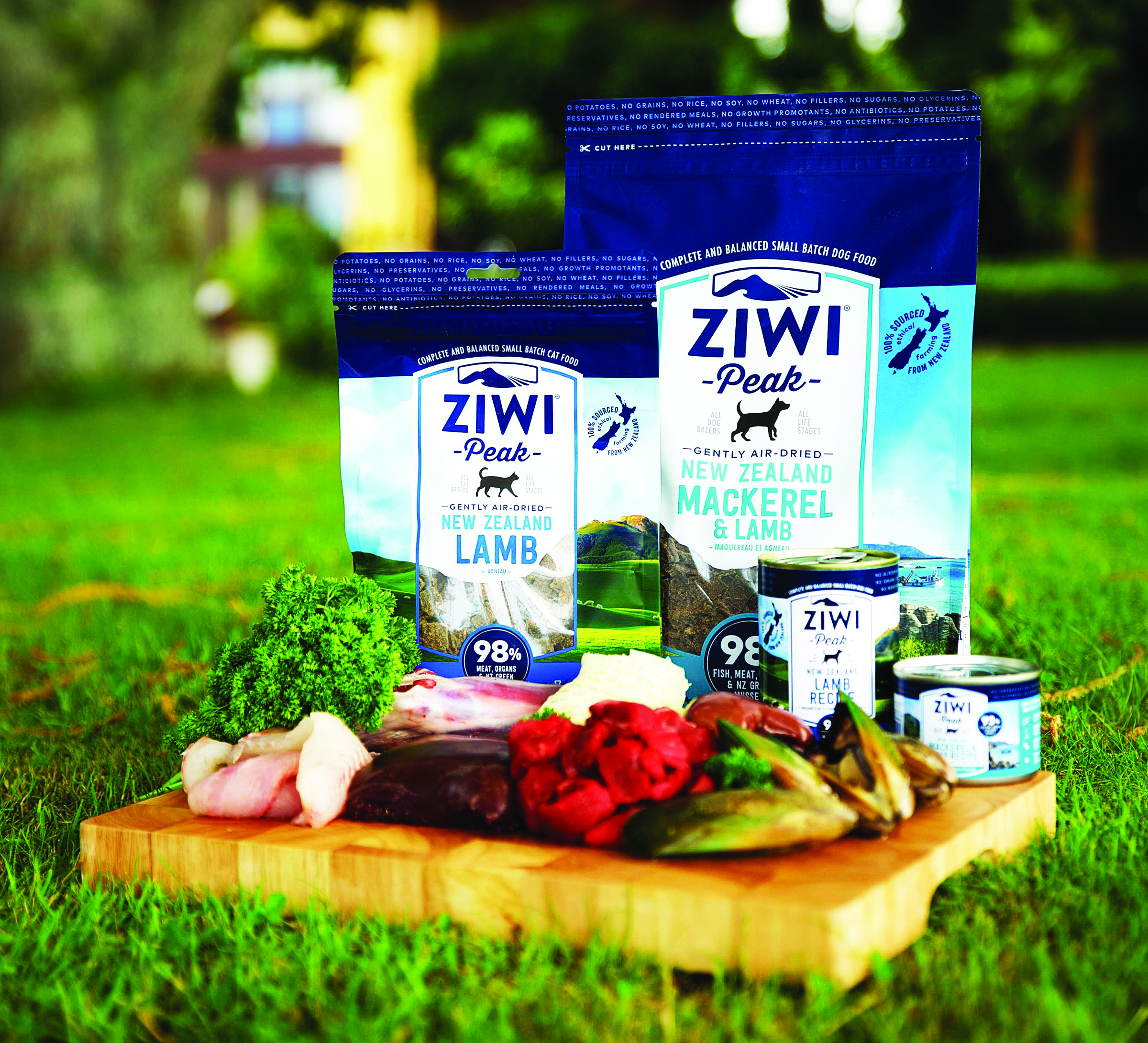 Ziwi Peak cat and dog food products